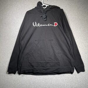 Drifter X‎ Alchemist Vitamin D Size Large Oversized Men's Black Hoodie